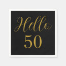 Search for black and gold napkins Fifty