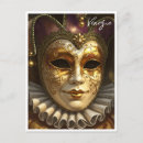 Search for venice carnival masks postcards Traditional