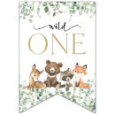 Search for woodland bunting flags Forest animals