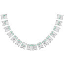 Search for green and white bunting flags Mother to be