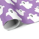 Search for ghosts wrapping paper Haunted