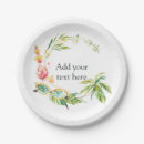 Recherche de exotique assiettes en papier Été