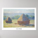 Recherche de meules de foin posters Monet