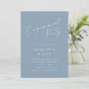 Search for dusty blue engagement party invitations Modern