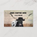 Search for longhorn business cards Farm