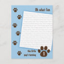 Search for paw print birthday invitations Kids