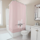Search for cute shower curtains Monogrammed