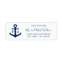 Search for nautical anchor return address labels Elegant