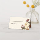 Search for autumn place cards Watercolor flowers