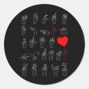 Search for asl alphabet stickers Hard of hearing