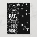 Search for vintage christmas wedding invitations Black