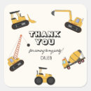 Search for construction square stickers Boy
