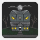 Search for haunted house stickers Trick or treat