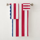 Search for red and white stripes bath towels Patriotic