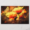 Search for butterflies stationery paper Vintage