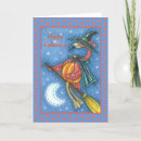 Search for broom halloween cards Whimsical