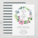 Recherche de guirlande mariage invitations Fleurs d'aquarelle