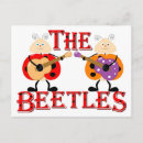 Search for beetle horizontal postcards Red