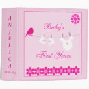 Search for first years binders Baby memory book