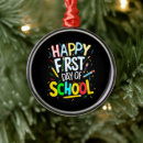 Search for first day of school ornaments Student