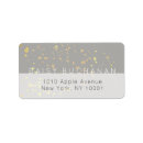 Search for fashionable return address labels Modern