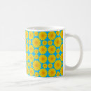 Search for blue background mugs Yellow