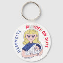 Search for midwife keychains Nurse