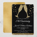 Search for champagne glasses wedding invitations Black