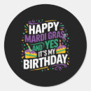 Search for happy mardi gras stickers Celebration