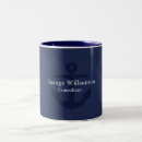 Search for navy blue and white mugs Professional