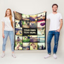 Search for anniversary photo blankets Black
