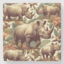 Recherche de rhinocéros dessous de verres Nature