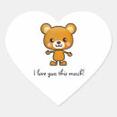 Search for i love you this much stickers Teddy