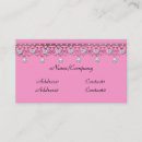 Recherche de rose dentelle cartes visite Couture