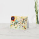 Recherche de peintures abstraites vœux cartes Kandinsky