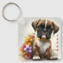 Search for boxer dog keychains Cute