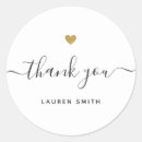 Search for gold monogrammed stickers Thank you