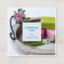 Search for handmade soap business cards Rustic