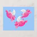 Search for flying pigs postcards Cute