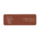 Search for modern art return address labels Floral