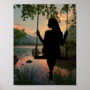 Search for sunset silhouette posters Lake