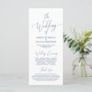 Search for memorial on wedding programs In loving memory