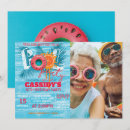 Search for summer pool party invitations Doughnut