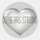 Search for 25th anniversary stickers 25 years