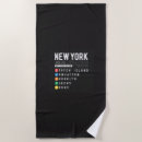 Recherche de new york serviettes de plage Manhattan