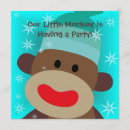 Search for sock monkey invitations Kids