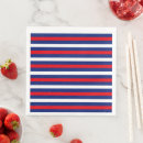 Search for patriotic napkins Red