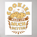 Search for funny cookie posters Chocolate chip cookies