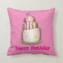 Search for birthday cake pillows Pink