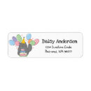 Search for blue cat return address labels Kitten